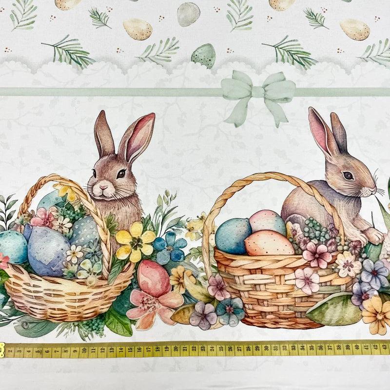 Magilu Tovaglia in Cotone Fascia Conigli - Dimensioni Varie - Passarelli Biancheria