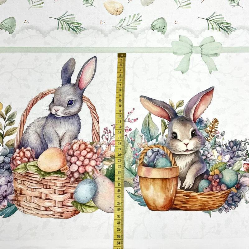 Magilu Tovaglia in Cotone Fascia Conigli - Dimensioni Varie - Passarelli Biancheria