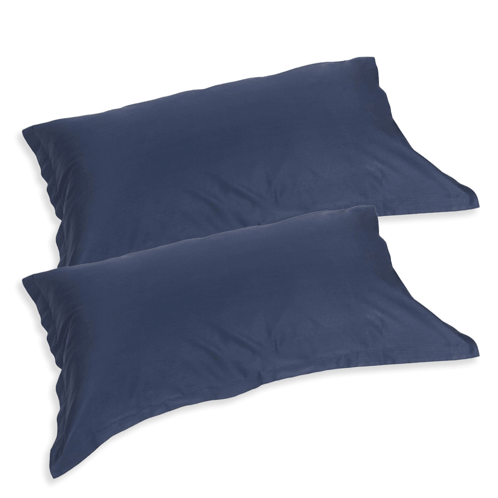 Fazzini Coppia Federe in Raso di Cotone Finissimo Trecento S28 - Passarelli Biancheria