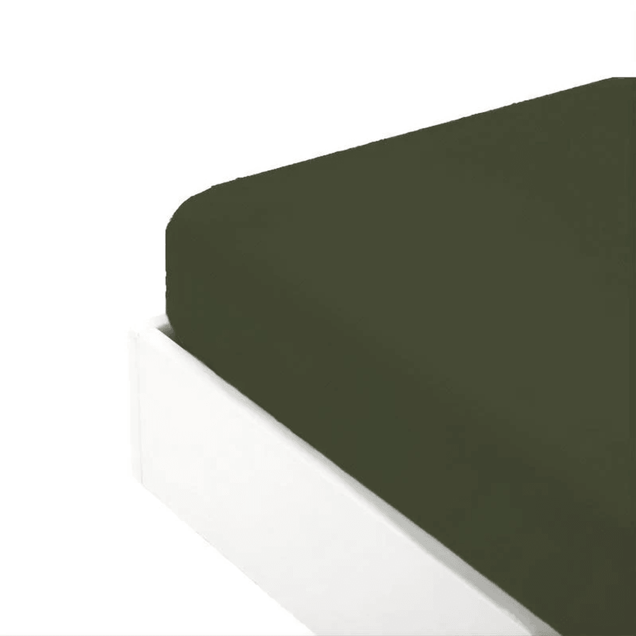 Fazzini Arianna Lenzuolo da Sotto con Angoli in Percalle di Cotone Tinta Unita - Varie Dimensioni