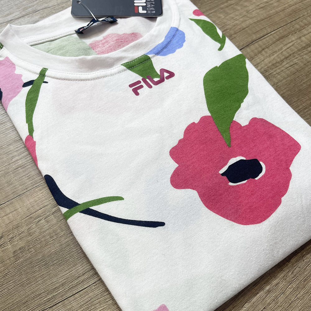 Fila Camicia da notte in cotone Jersey a Maniche Corte FPS4170 S20