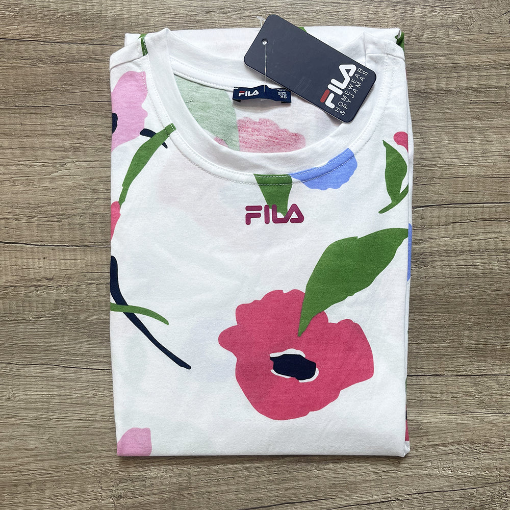 Fila Camicia da notte in cotone Jersey a Maniche Corte FPS4170 S20