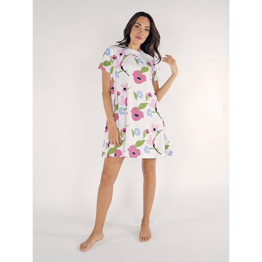 Fila Camicia da notte in cotone Jersey a Maniche Corte FPS4170 S20