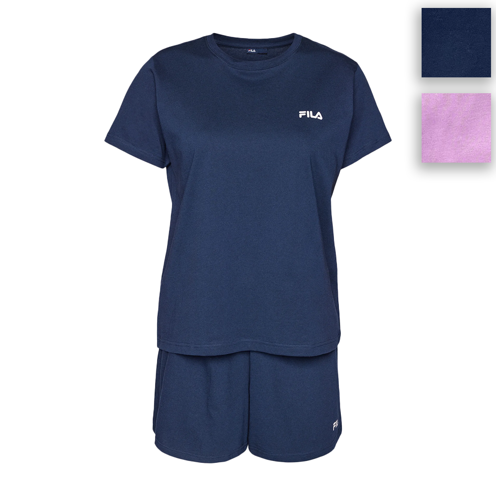 Fila Pigiama Corto da Donna  in cotone Jersey a Maniche Corte FPS4176 S24