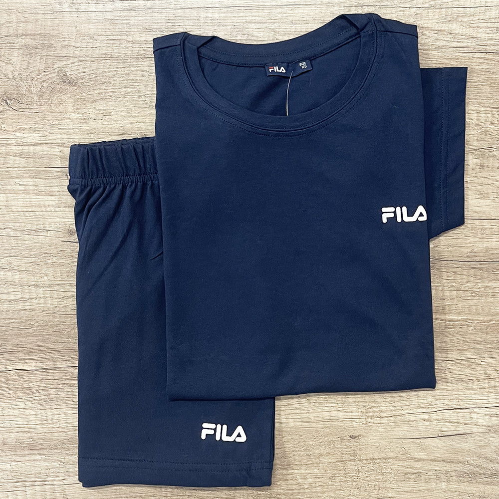 Fila Pigiama Corto da Donna in cotone Jersey a Maniche Corte FPS4176 S24