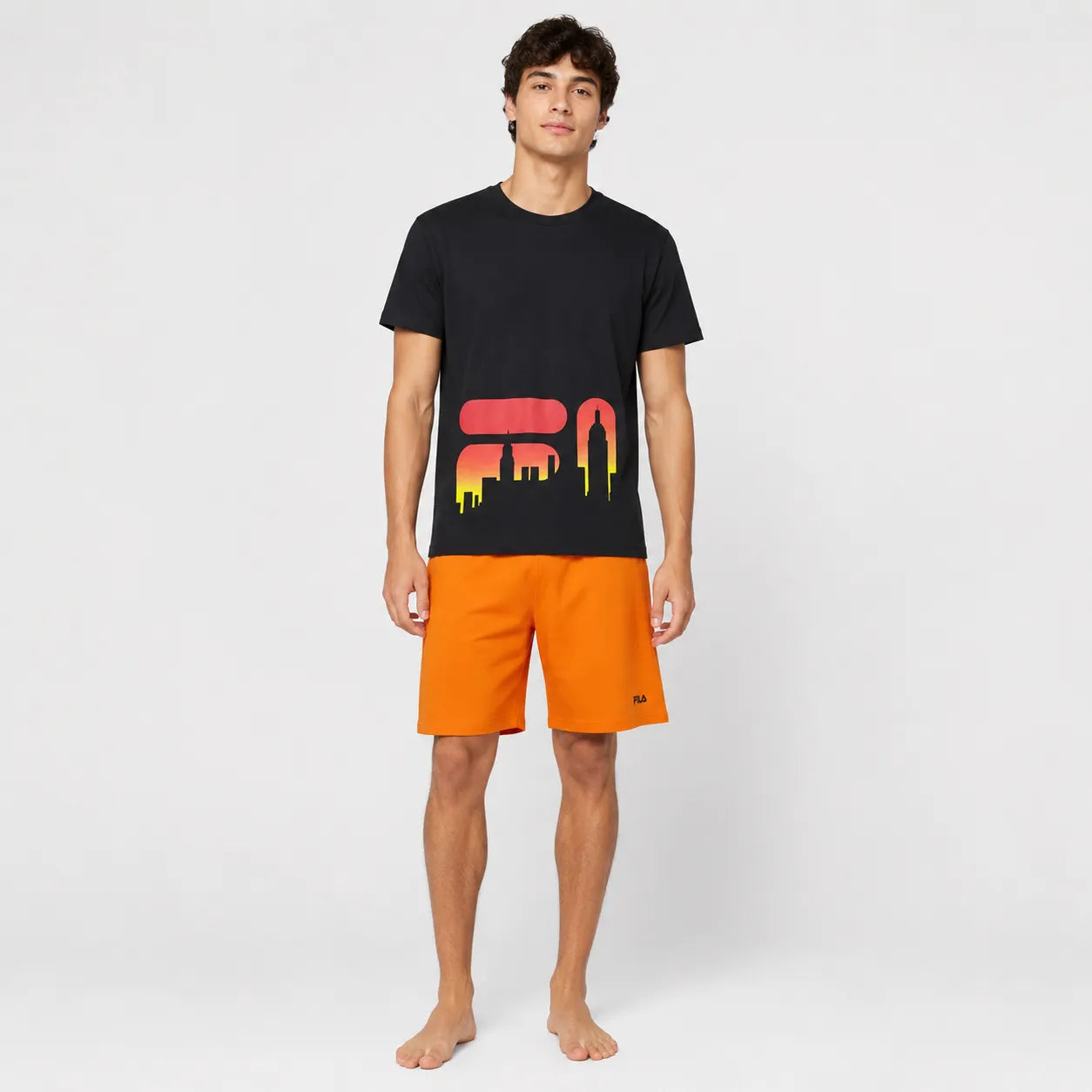 Fila Kurzer Sommer-Pyjama für Herren FPS1103 S55