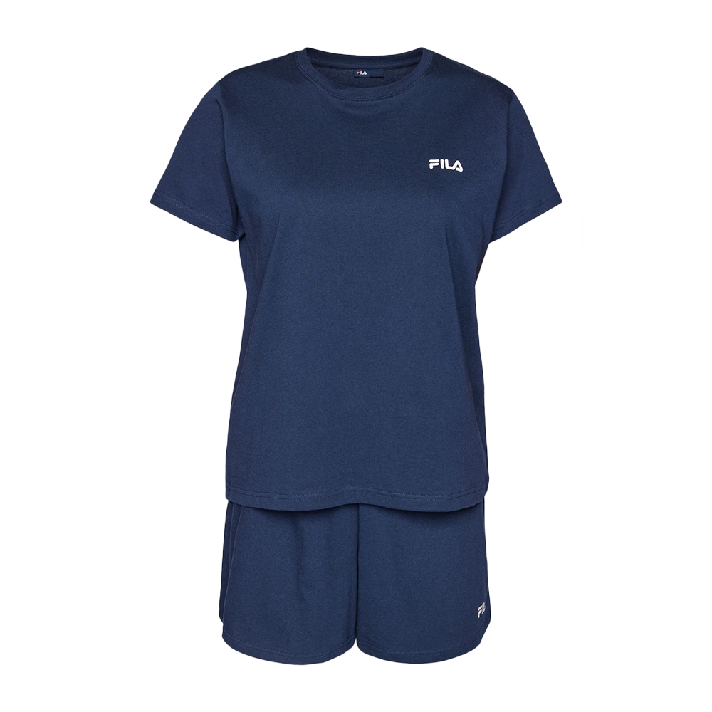 Fila Pigiama Corto da Donna  in cotone Jersey a Maniche Corte FPS4176 S24