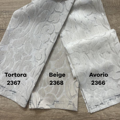 Focus Tessuto per Tende al metro in Viscosa Pantheon Devorè S68 - Passarelli Biancheria