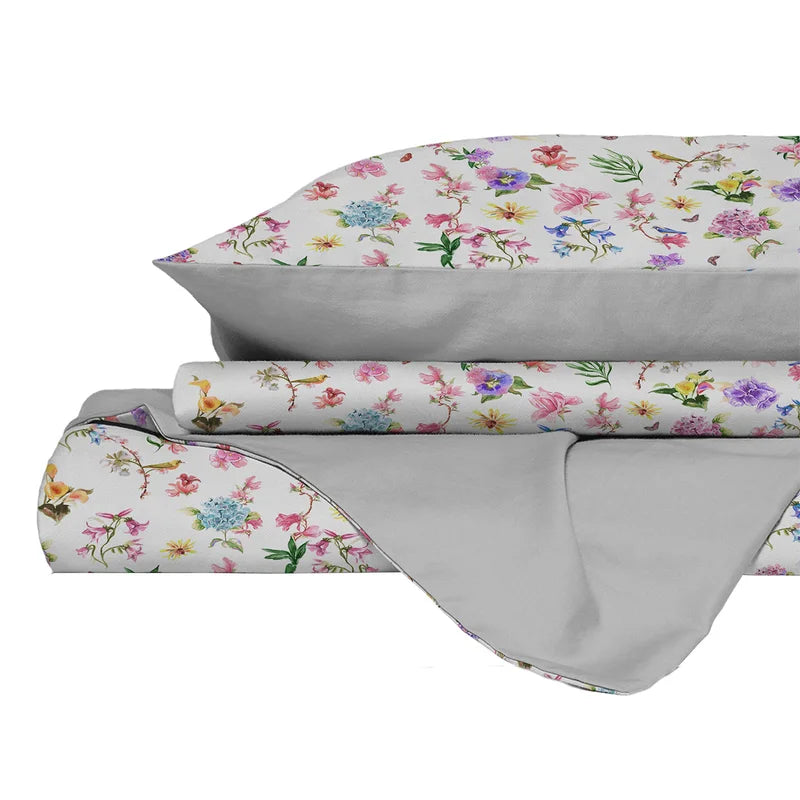 Parure Copripiumino Matrimoniale in Cotone 100% Made in Italy - Vari Disegni