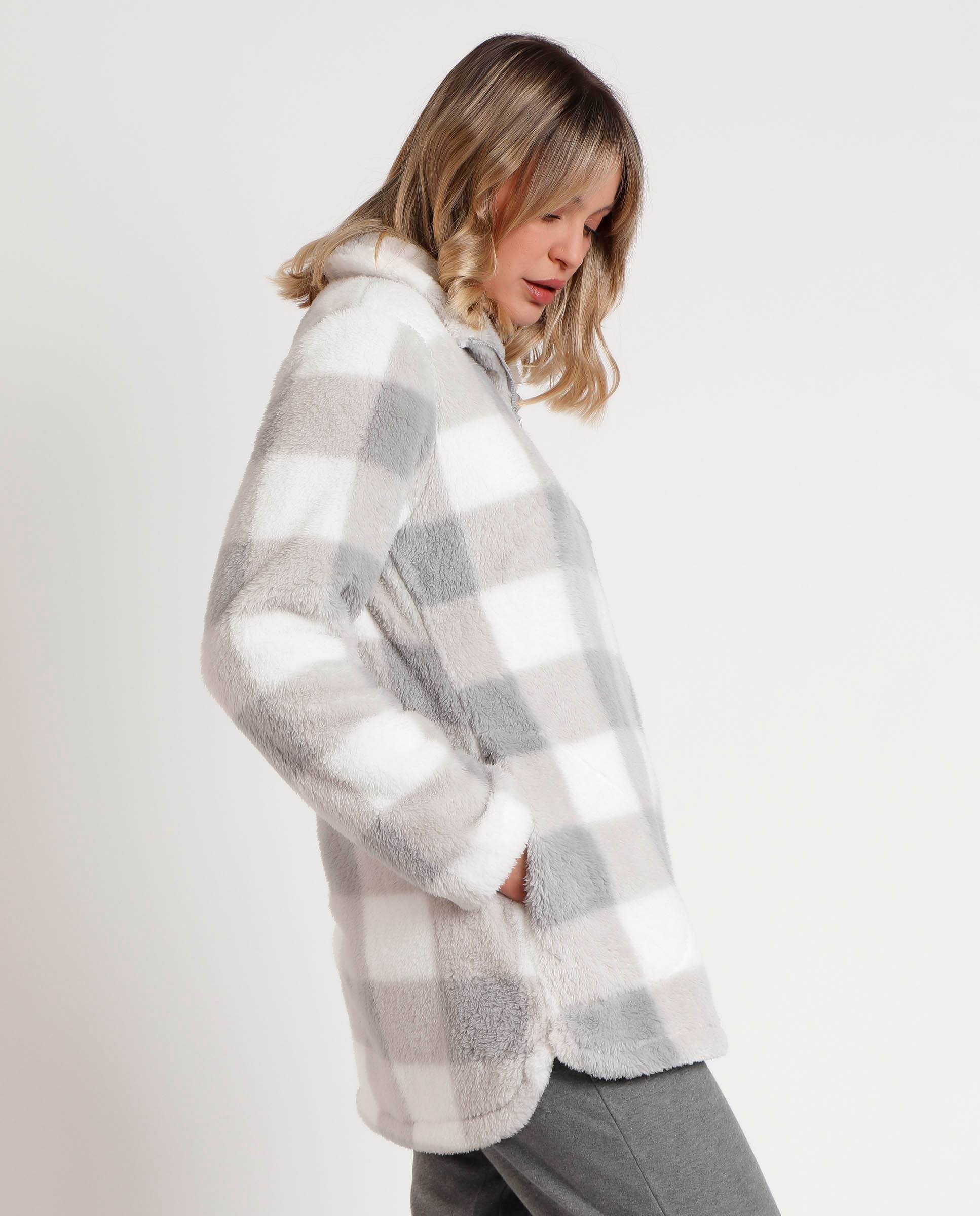 Admas Vestaglia Corta da donna in coral con Zip 67164 2511S29