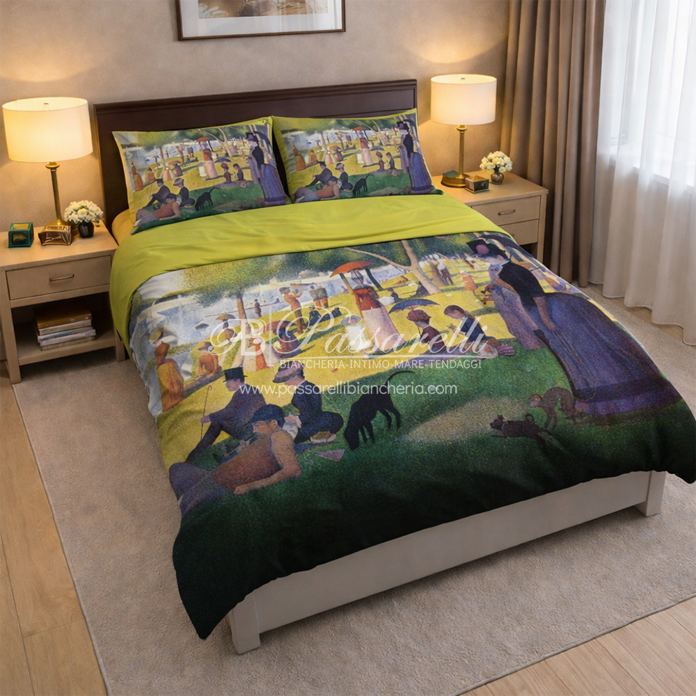 I Love Sleeping Completo lenzuola copriletto GEORGE SEURAT 2502B80