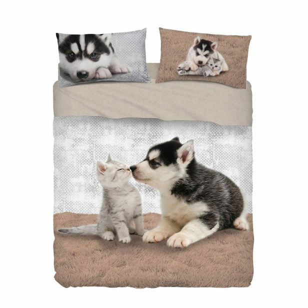 Bassetti Image Completo Lenzuola Copriletto per Letto Matrimoniale My Friends