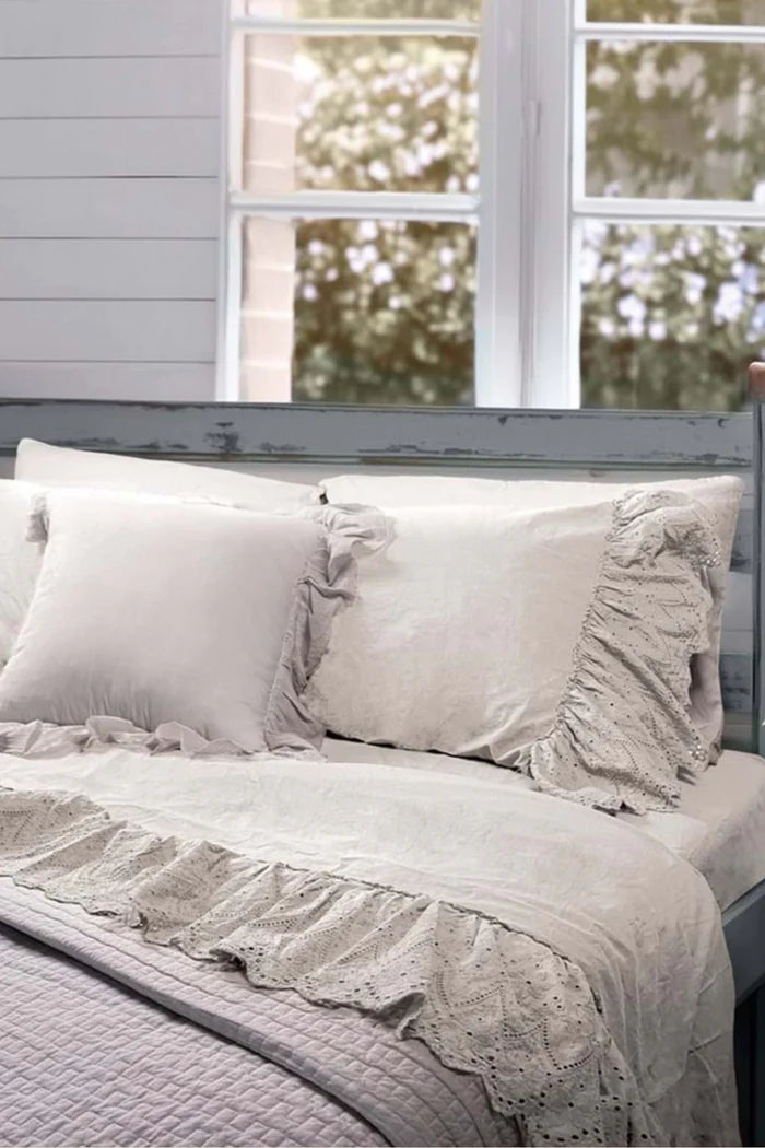 Blanc Mariclò Completo Letto 2P in Cotone Sangallo 2510S200