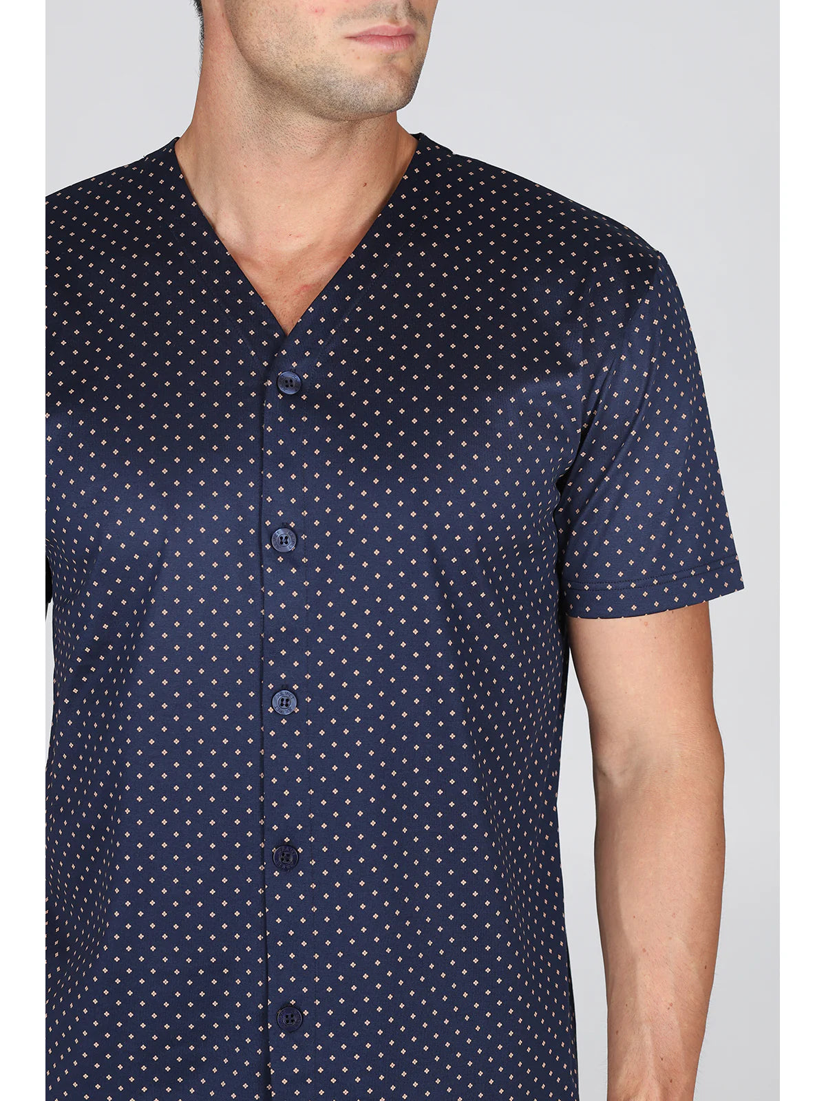 Julipet Pigiama Corto aperto da Uomo Sondrio 2506S62