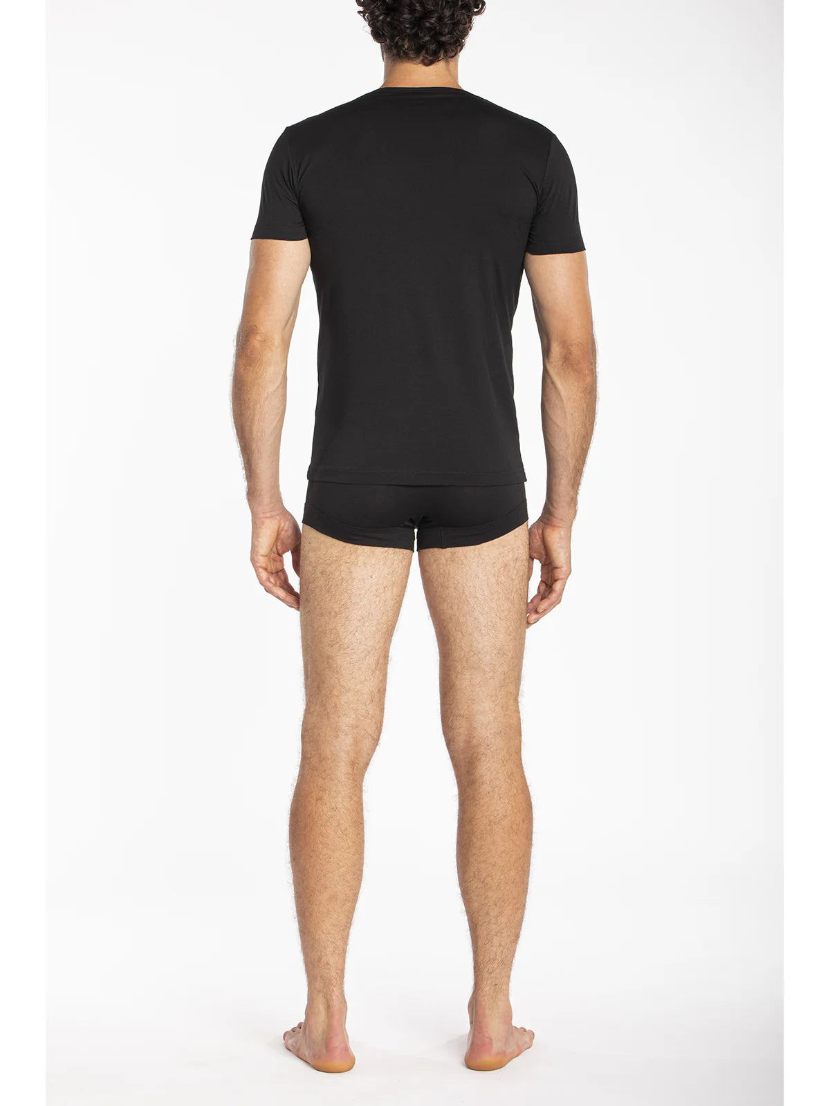 Julipet Men's Underwear Shirt In Elastic Cotton Round Neck Short Sleeves Iacadi JNL120 S23