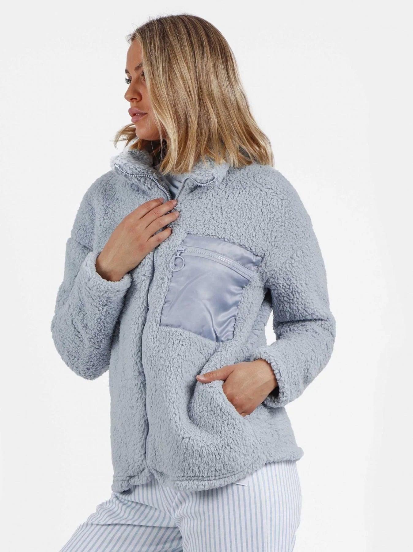 Admas Vestaglia Invernale da Donna in Pile Abbottonata 57541 S25 - Passarelli Biancheria