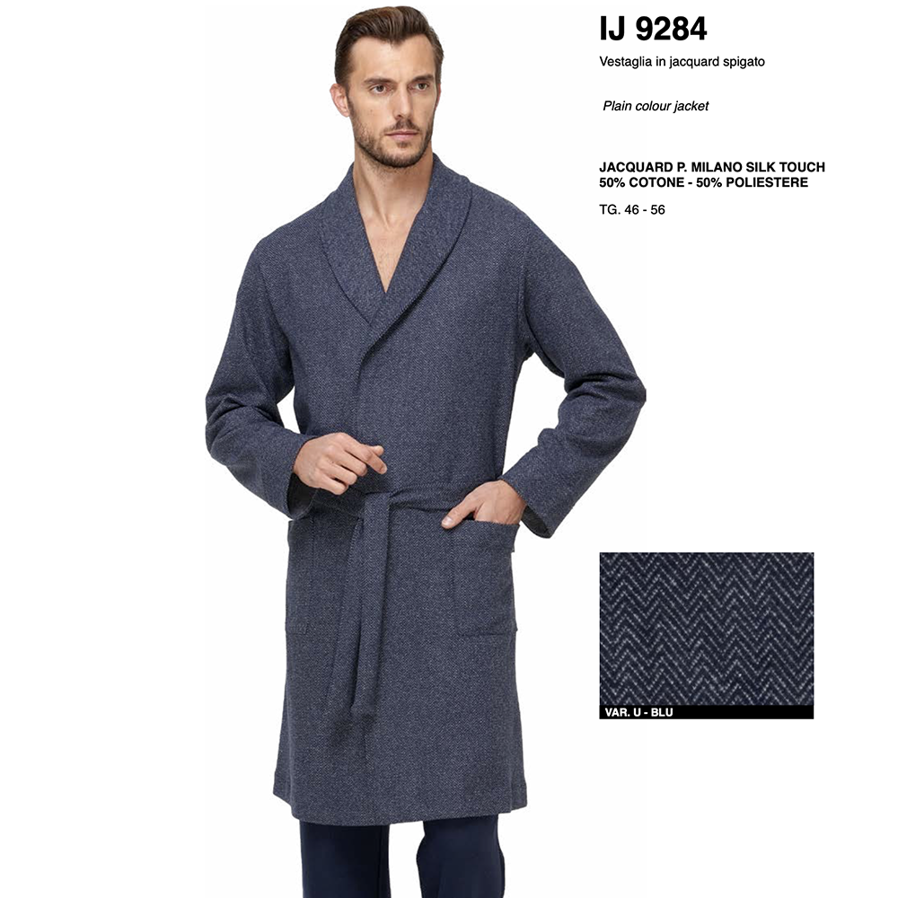 Jamas Vestaglia da Camera Invernale Sciallata per Uomo IJ 9284 S100