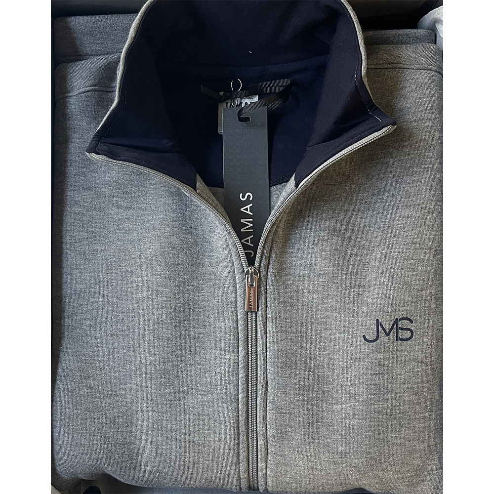 Jamas Giacca da Camera con Zip per Uomo Foster S80