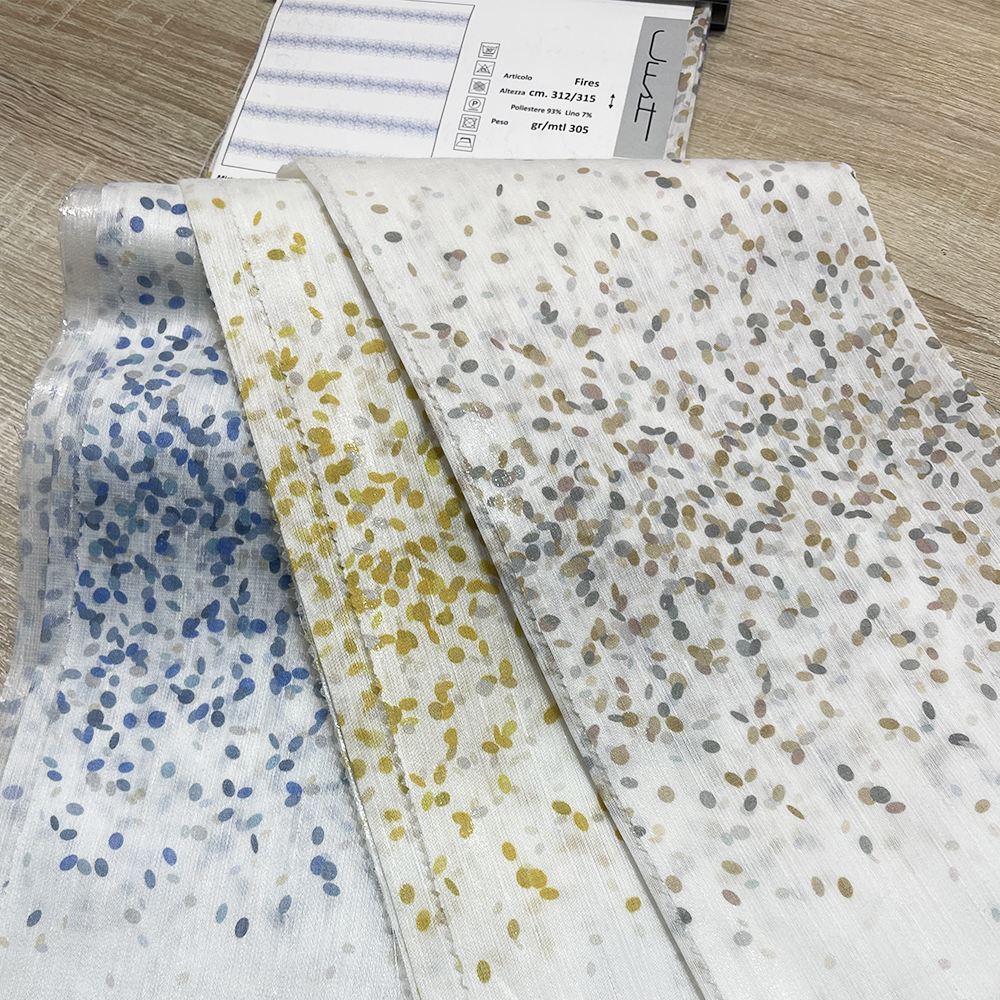 Just Tessuto Velato per Tende al metro Lifestyle Fires B48