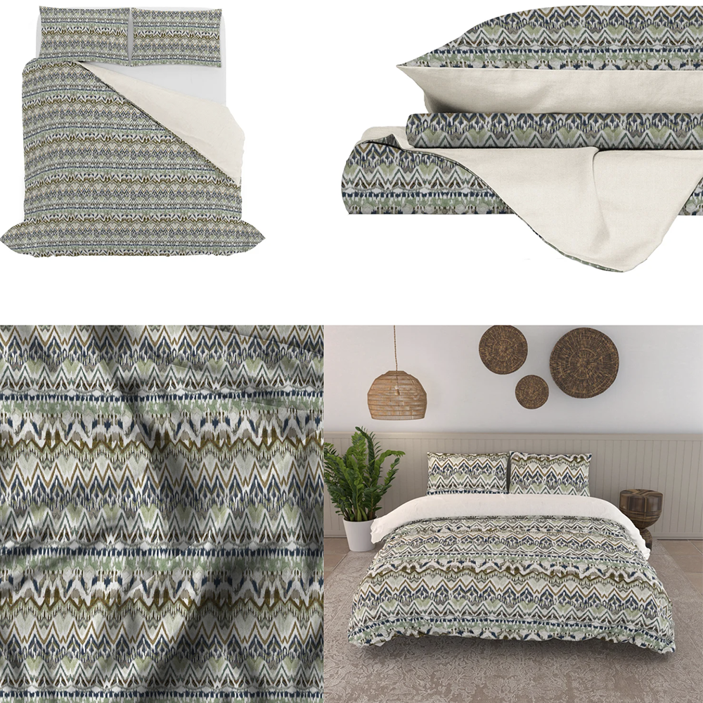 Parure Copripiumino Matrimoniale in Cotone 100% Made in Italy - Vari Disegni