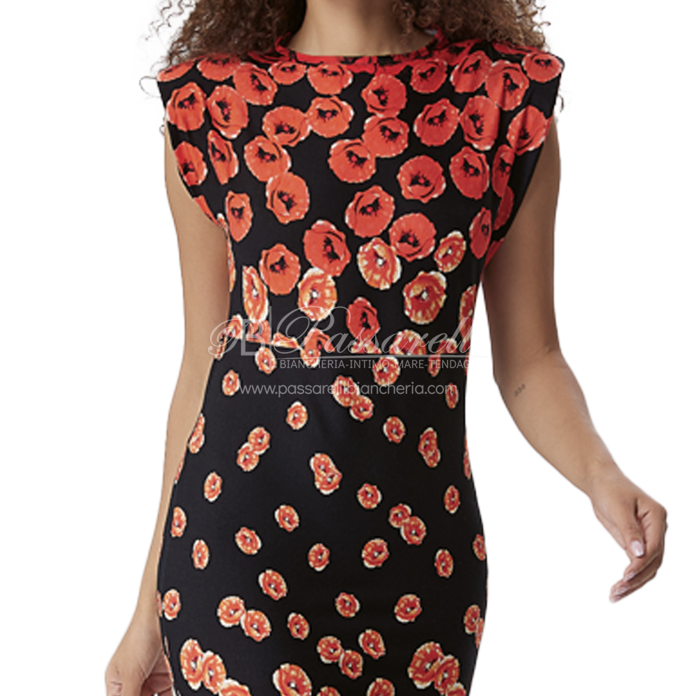 Ladiv Abito Estivo Senza Maniche in Viscosa AL142 2506S70