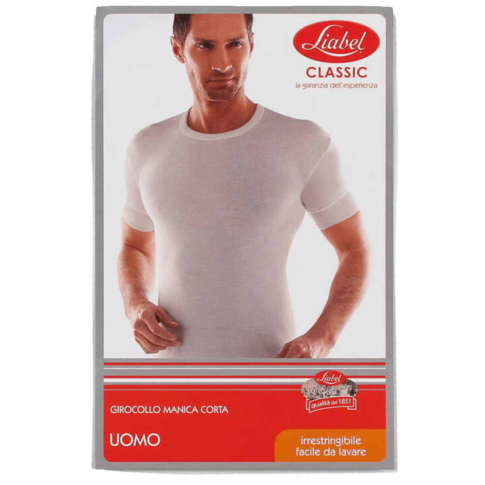Liabel Maglia da Uomo Manica Corta in Lana Girocollo 5167/33 S30 - Passarelli Biancheria