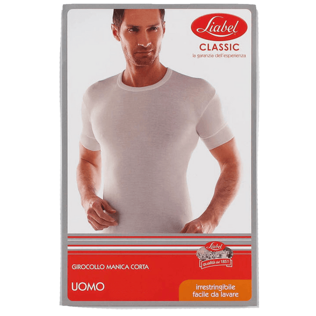 Liabel Maglia da Uomo Manica Corta in Lana Girocollo 5167/33 S30 - Passarelli Biancheria