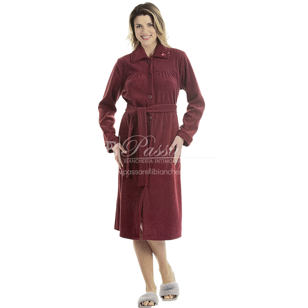 Lingery Vestaglia Maniche Lunghe in Jersey di Puro Cotone 8702/3 2509S36