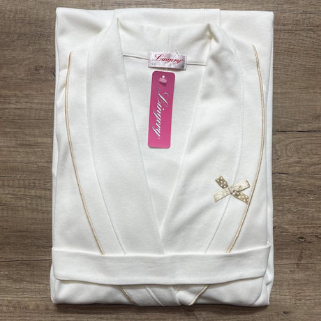 Lingery Vestaglia Sciallata da Donna in Cotone Leggero 8091 S38 - Passarelli Biancheria