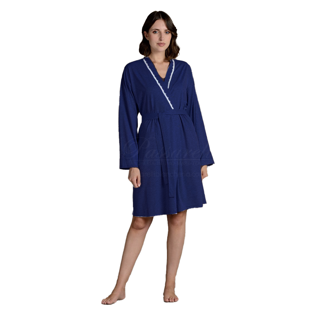 Lingery Vestaglia da Donna in Cotone Primaverile M.L. 8206 2504S36