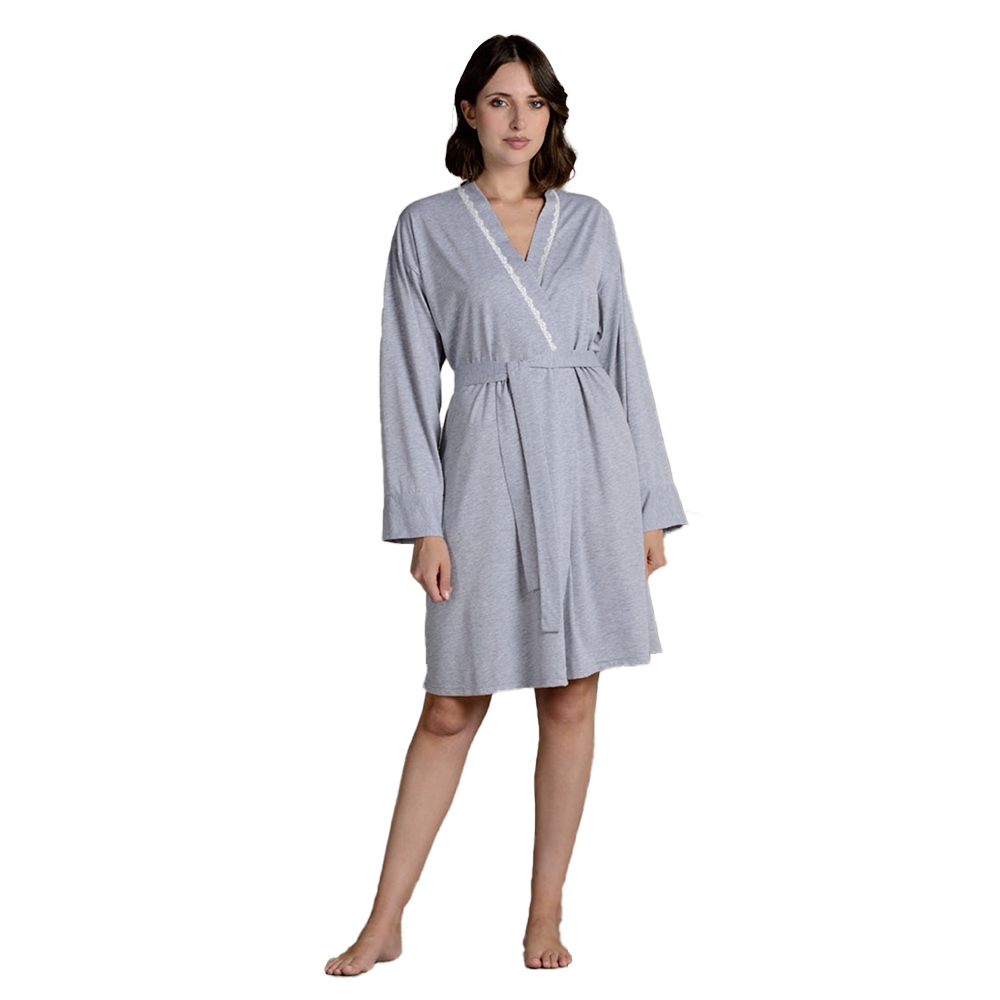 Lingery Vestaglia da Donna in Cotone Primaverile M.L. 8206 2504S36