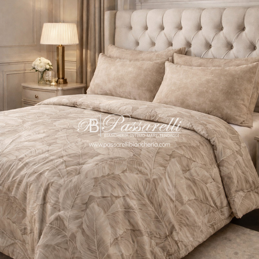 Maè Completo Lenzuola Copriletto Matrimoniale in Percalle Sary 2603S44