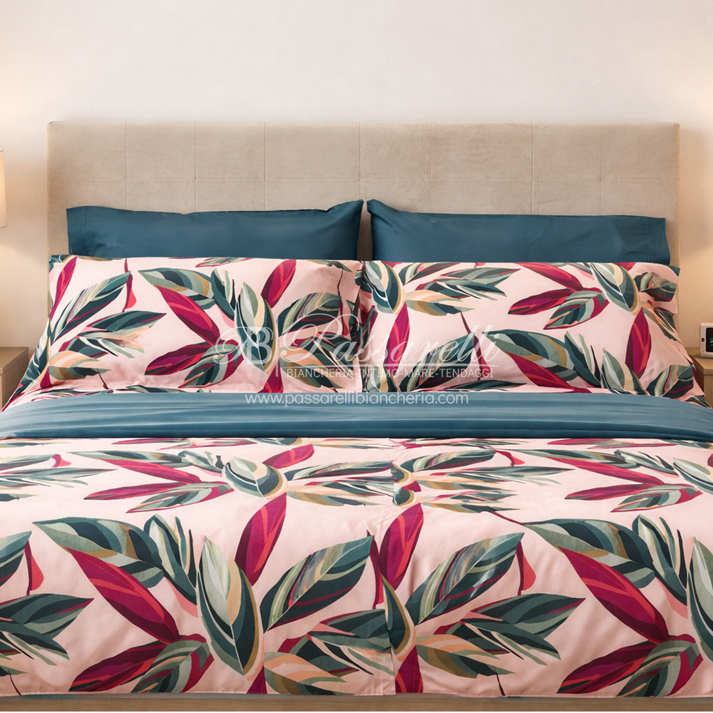 Maestri Cotonieri Completo Lenzuola Matrimoniale 4 Federe Honduras 2506S65