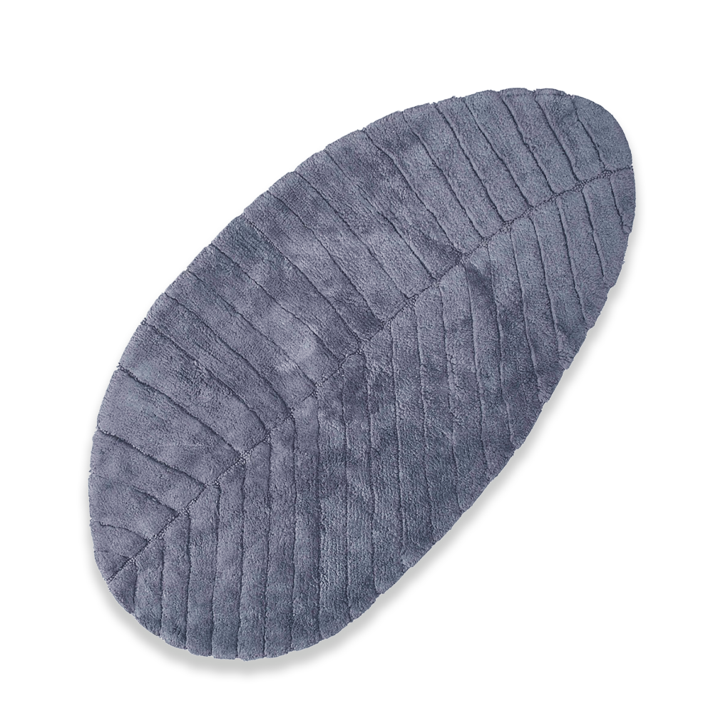 Maison Sucrée Tappeto bagno in cotone con trattamento antiscivolo Foglia S46