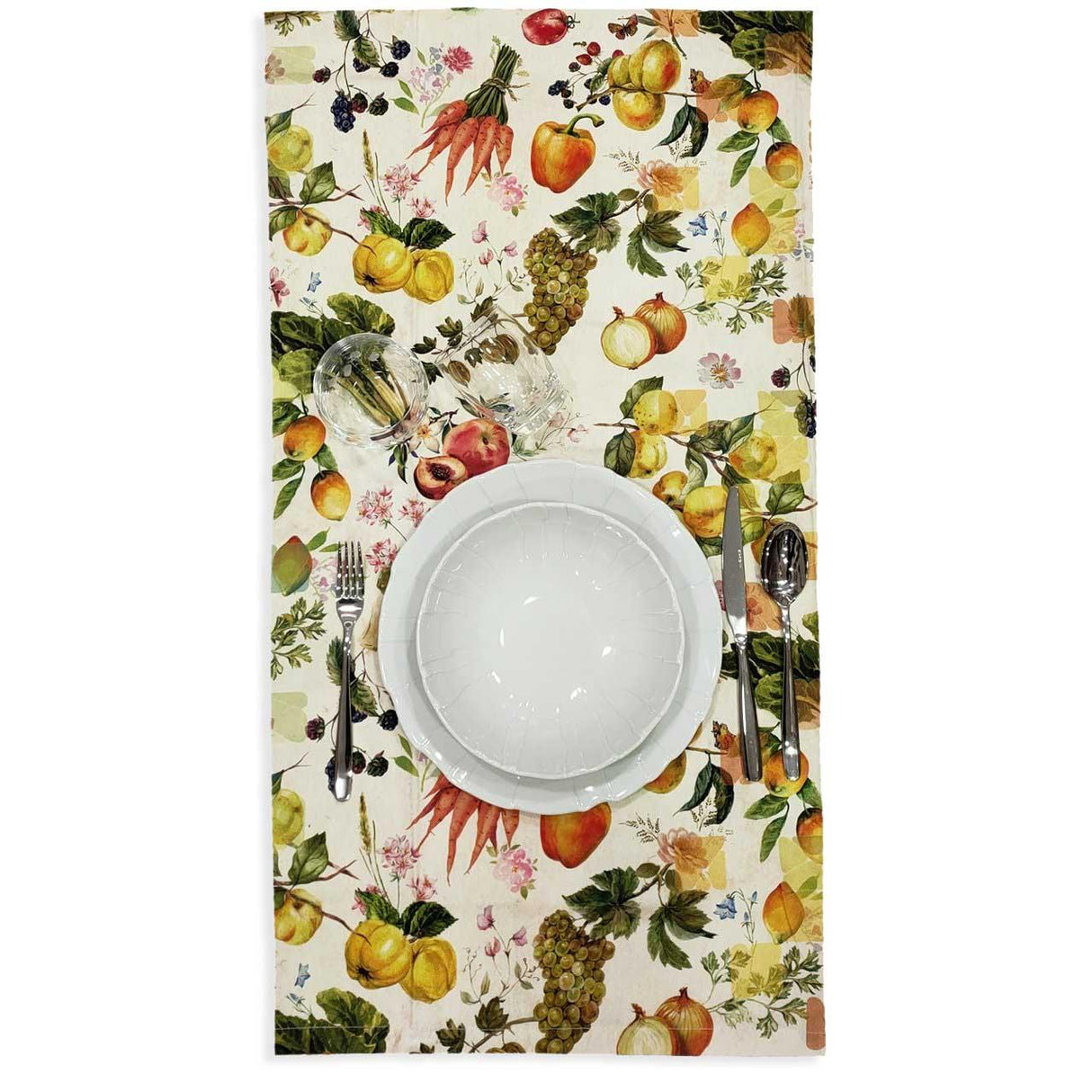 Maison Sucrèe Runner 45x150 Pintura Fruit Mix D18 - Passarelli Biancheria