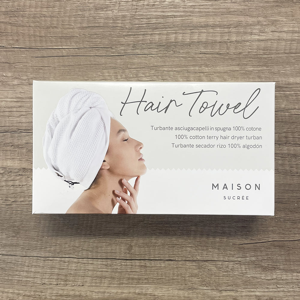Maison Sucrée Turbante per Capelli in Spugna Pepe 450 S12