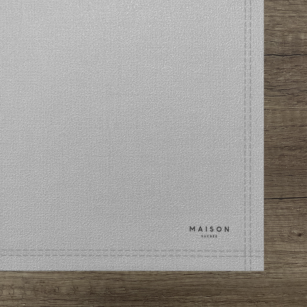 Maison Sucrée Tovaglietta da colazione in vinile Tinta Unita Essenziale 2405S60 - Vari Colori