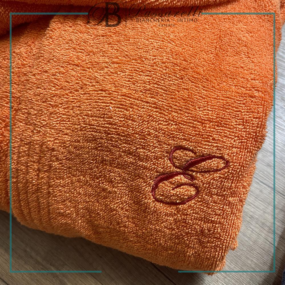 Caleffi Accappatoio con Cappuccio in Spugna Minorca D28 - Passarelli Biancheria