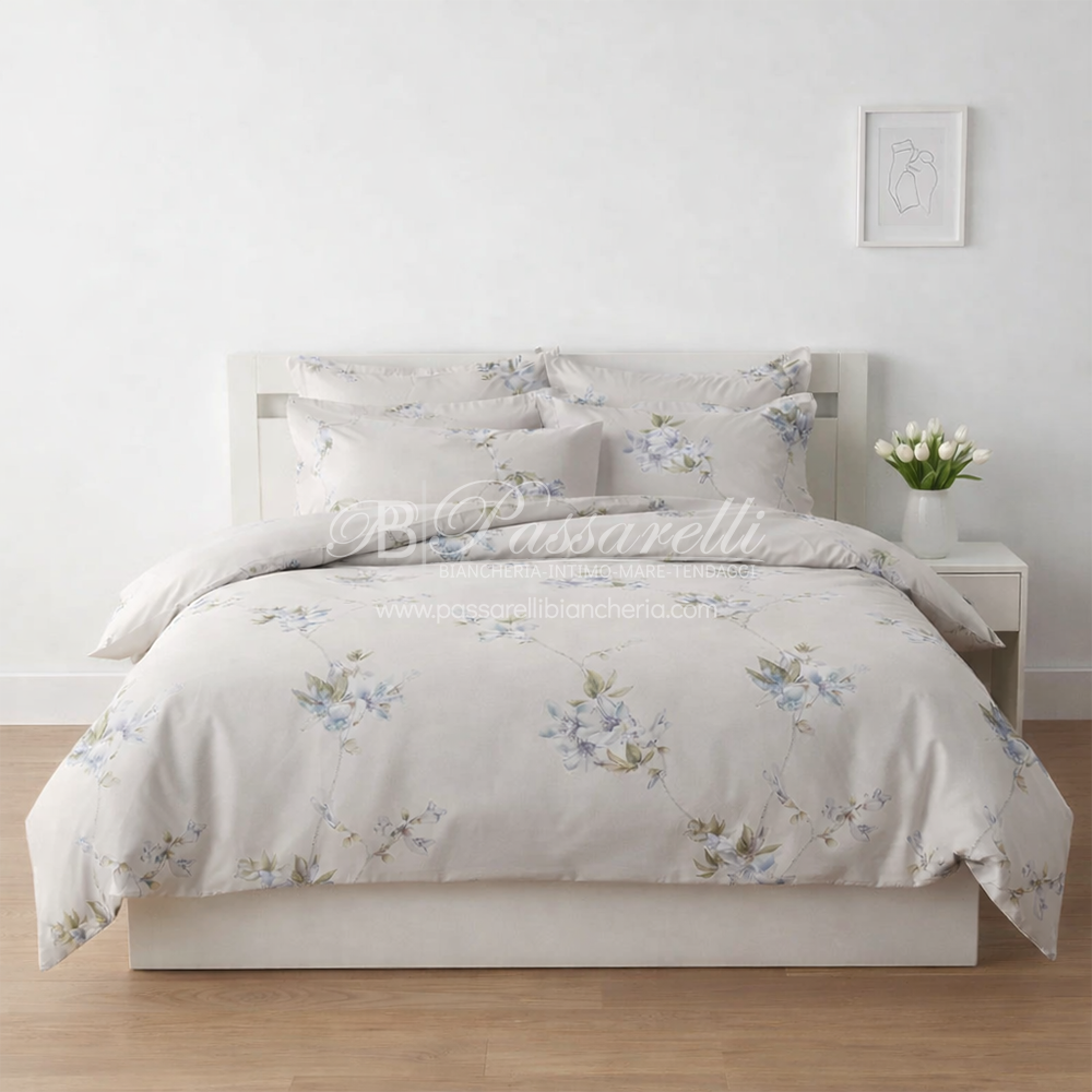 Mirabello Completo Lenzuola Copriletto Matrimoniale Chorisia