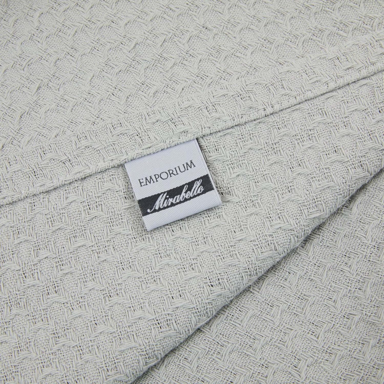 Mirabello Copriletto Estivo Tinta unita in Cotone Surface - Dimensioni Varie