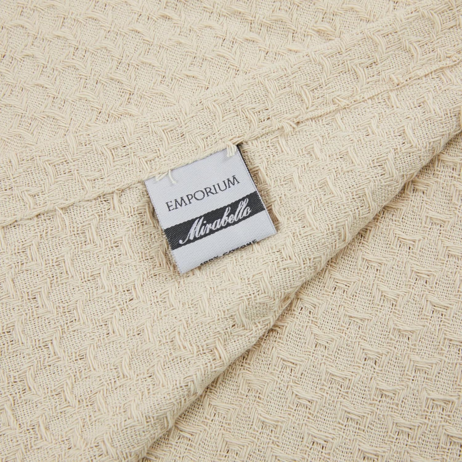 Mirabello Copriletto Estivo Tinta unita in Cotone Surface - Dimensioni Varie