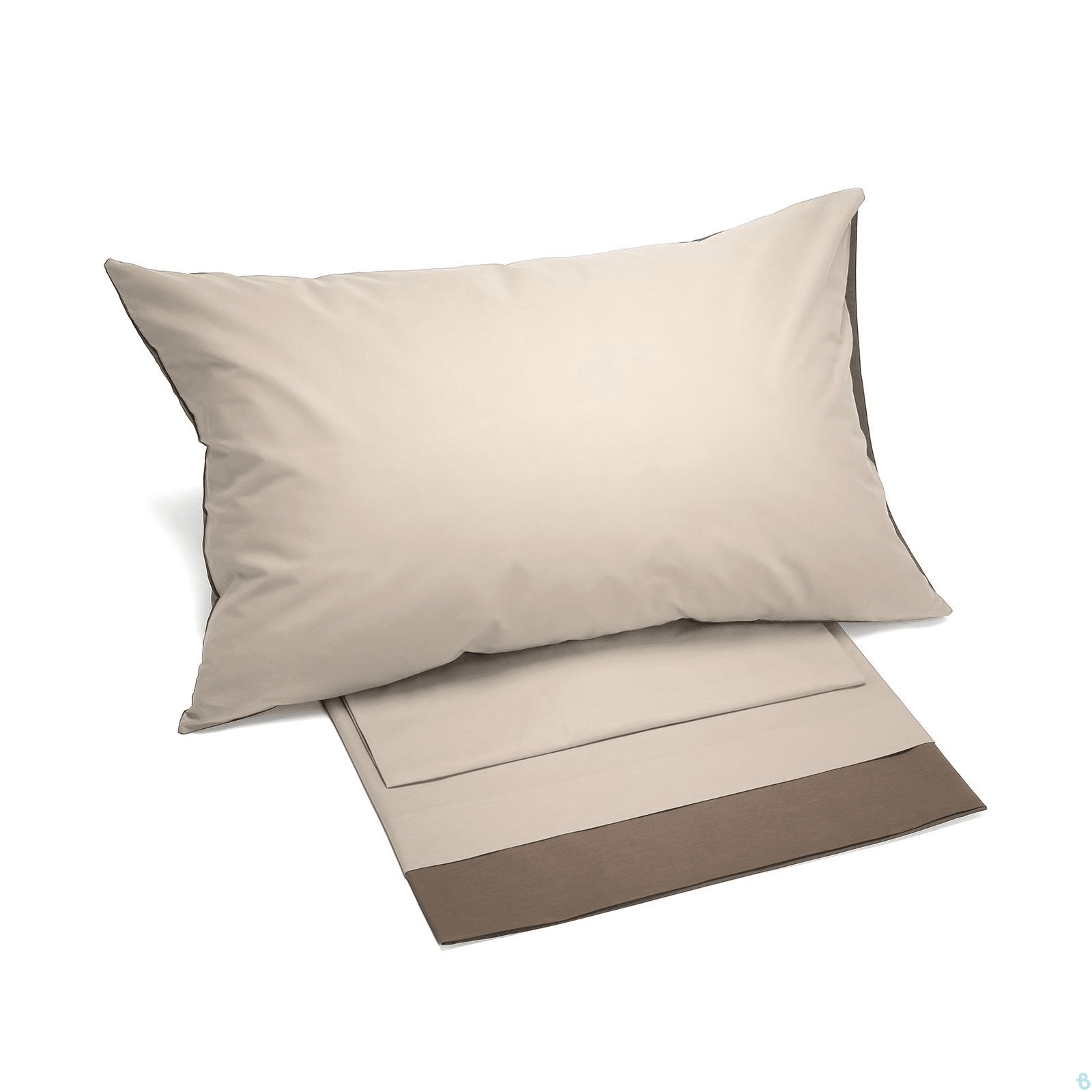 Caleffi Completo Lenzuola Copriletto per letto Singolo Bikolor D44 - Passarelli Biancheria