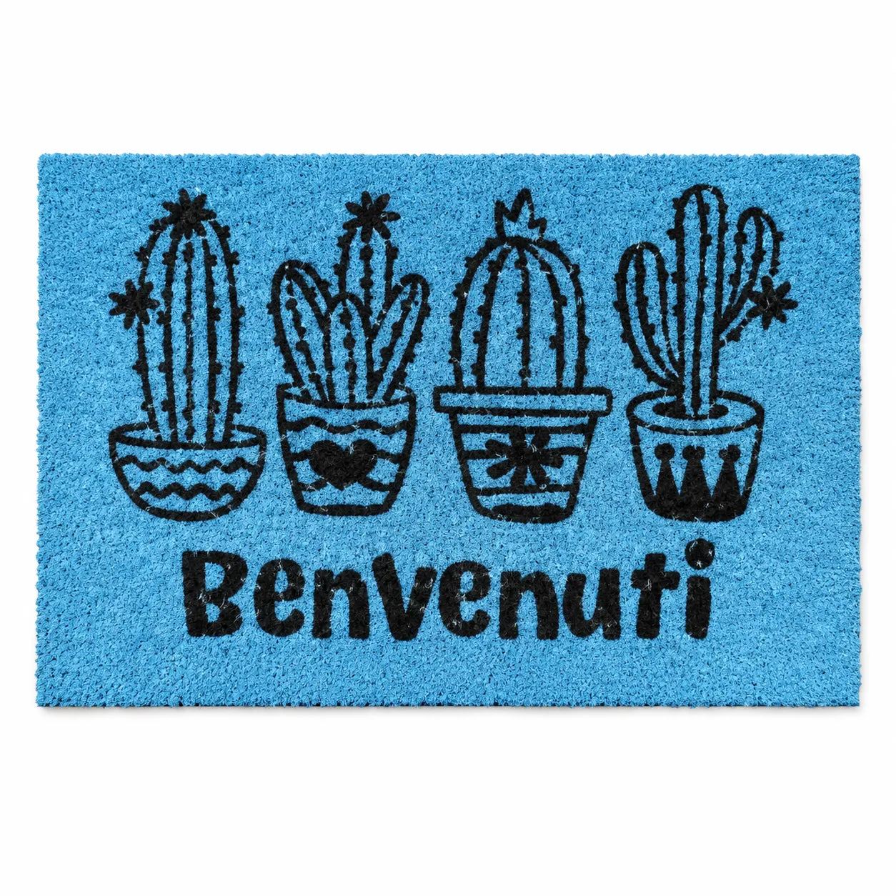 Montemaggi Zerbino Cocco Benvenuti 60x37cm Colori Assortiti