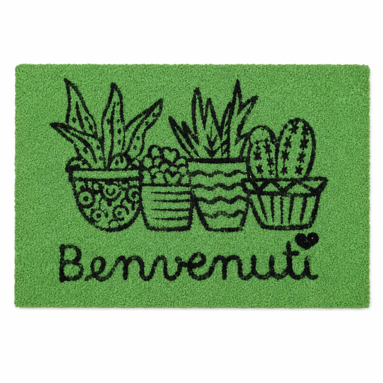 Montemaggi Zerbino Cocco Benvenuti 60x37cm Colori Assortiti