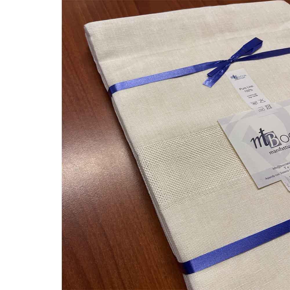 Mt Boccia Confezione 6 Asciugamani Viso Puro Lino Extra S80 - Passarelli Biancheria