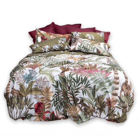 Tessitura Toscana Telerie Parure Copripiumino Munai - Varie Dimensioni - Passarelli Biancheria