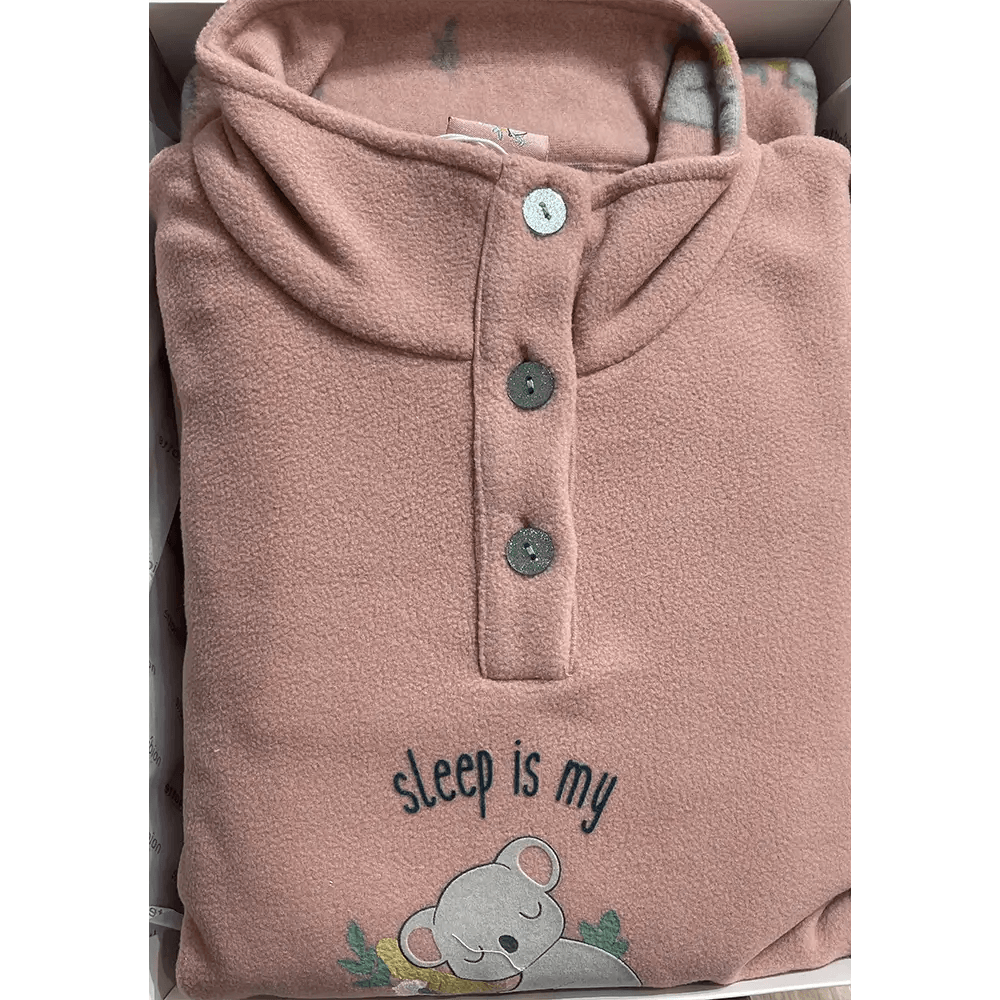Noidinotte Pigiama Invernale da Donna in Pile FA8403 S30 - Passarelli Biancheria