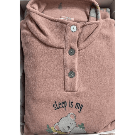 Noidinotte Pigiama Invernale da Donna in Pile FA8403 S30 - Passarelli Biancheria