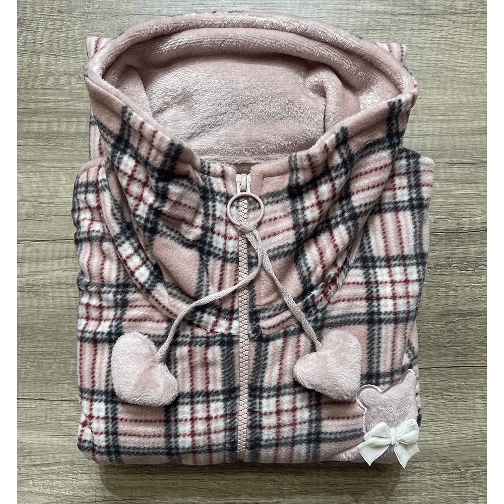 Noidinotte Vestaglia Invernale in Pile da Donna GE2634 S30 - Passarelli Biancheria