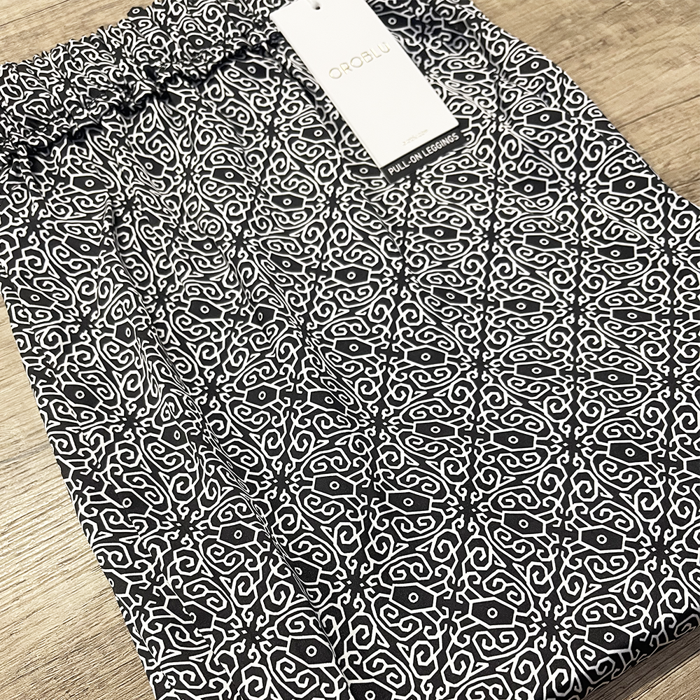 Oroblu Pantalone da Donna a Palazzo in Raso Leggero Décor VOBT67601 S77